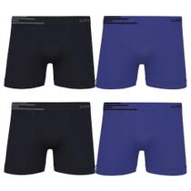 Kit 4 Cueca Lupo Box Microfibra Sem Costura Masculina Kit 4 Cueca Lupo Box Microfibra Sem Costura Masculina