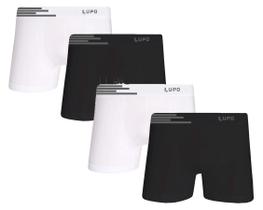 Kit 4 Cueca Lupo Boxer Microfibra Sem Costura 46306-088