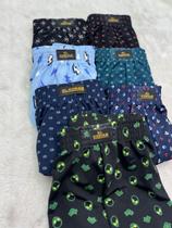 Kit 4 Cueca Samba Canção Short Dormi Malha Fria Maciez