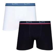 Kit 4 Cuecas Algodão Boxer Lupo 523-088 Confortável P ao GG Cós Estampado