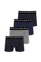 Kit 4 Cuecas Algodão Máximo Conforto Polo Wear Sortido Kit 4 Cuecas Algodão Máximo Conforto Polo Wear Sortido