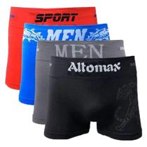 Kit 4 Cuecas Boxer Adulto Masculino