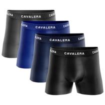 Kit 4 Cuecas Boxer Cavalera Sem Costura Poliamida Original
