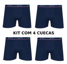 Kit 4 Cuecas Boxer Lupo Algodão Masculina Cotton Original - Lavi Baby Store