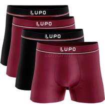 Kit 4 Cuecas Boxer Lupo Poliamida Microfibra Sem Costura 436
