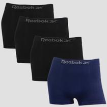 Kit 4 Cuecas Boxer Masculina Reebok Original Lisa Premium