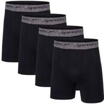 Kit 4 Cuecas Boxer Masculina Speedo Conforto Com Poliamida E Pernas Longas Kit 4 Cuecas Boxer Masculina Speedo Conforto Com Poliamida E Pernas Longas