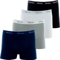 Kit 4 Cuecas Boxer Mash Algodão Box Confortável Cueca Masculina Cós Elástico Original Kit 4 Cuecas Boxer Mash Algodão Box Confortável Cueca Masculina Cós Elástico Original