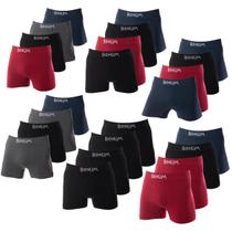 Kit 4 Cuecas Boxer Poliamida Sem Costura Adulto Cor Sortida