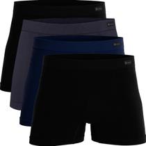 Kit 4 Cuecas Boxer Zhamaro Algodão Sem Costura Masculina Confortável Respirável Original Premium Kit 4 Cuecas Boxer Zhamaro Algodão Sem Costura Masculina Confortável Respirável Original Premium