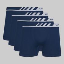 Kit 4 Cuecas Lupo Boxer Microfibra Sem Costura 00671