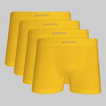 Kit 4 Cuecas Lupo Boxer Micromodal Sem Costura 00661