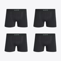 Kit 4 Cuecas Lupo Boxer Micromodal Sem Costura 00661