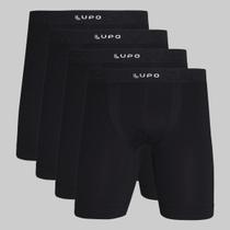 Kit 4 Cuecas Lupo Long Leg Micromodal 00674 Kit 4 Cuecas Lupo Long Leg Micromodal 00674