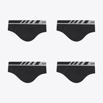 Kit 4 Cuecas Lupo Slip Microfibra Sem Costura 00691-104