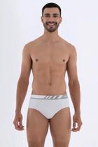 Kit 4 Cuecas Masculina Slip Lupo Microfibra Adulto Sem Costura Original P-XG