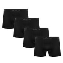 Kit 4 Cuecas Microfibra Boxer Box Modelo Sem Costura Infantil Menino