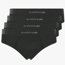 Kit 4 Cuecas Slip Poliamida Sem Costura Microfibra Masculina Kit 4 Cuecas Slip Poliamida Sem Costura Microfibra Masculina