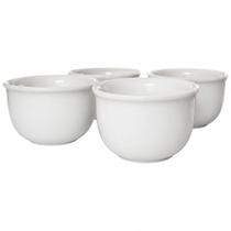 Kit 4 Cumbucas 200ml - Tigelas - Porcelana Branca