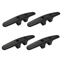 Kit 4 Cunhos ou Amarra Cabo de 6 Pol em Nylon Cor Preta