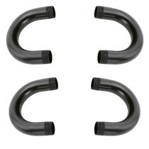 Kit 4 curva pvc preta 180x1.1/2" roscavel