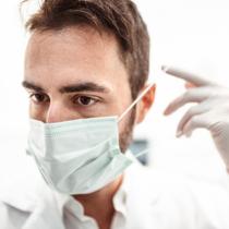 Kit 4 cx Mascara Descartavel Tripla Com Clipe Nasal - 200 uni