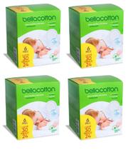 Kit 4 Cxs Absorvente P/seios Bellacotton Super Confort C/30