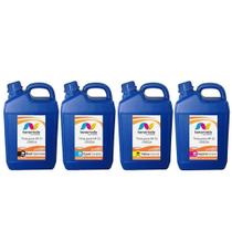 Kit 4 de Tinta Tankfull Para Cartucho HP 122 21 C9351A e 22 C9352A Impressora F4180 F380 D2460 de 5L