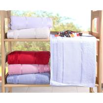 Kit 4 De Toalhas Banho Ponto Cruz Para Pintar E Bordar Branco - Bene Casa