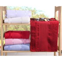 Kit 4 De Toalhas Lavabo Ponto Cruz Para Pintar E Bordar Laca - Bene Casa