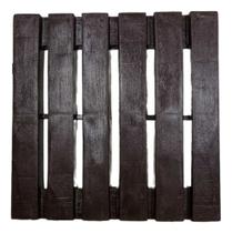 Kit 4 Deck De Plástico Imbuia Àreas externas Box Faz 60x60