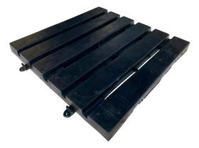 Kit 4 Deck Pret De Plástico Àreas externas Box Faz 60x60