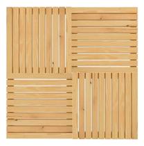 Kit 4 Decks Pinus Para Área Externa 50x50 Kit 4 Decks Pinus Para Área Externa 50x50