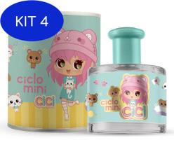 Kit 4 Deo Colônia Cici Zoe - Perfume Infantil