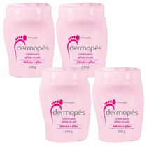 Kit 4 Dermopés Creme Hidratante Para Afinar Os Pés Trata e Evita Rachadura nos Pés Kit 4 Dermopés Creme Hidratante Para Afinar Os Pés Trata e Evita Rachadura nos Pés