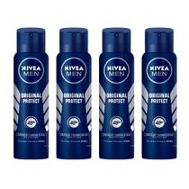 Kit 4 DES NIVEA AERO 150ML ORIGINAL PROT cada Kit 4 DES NIVEA AERO 150ML ORIGINAL PROT cada