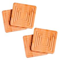 Kit 4 Descanso Apoio Para Panela E Caneca Quente 4 Peças Mor