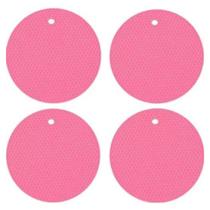 Kit 4 Descansos Apoio Panela Silicone Protetor Resistente