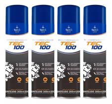 Kit 4 Descarbonizante Tec100 Tecbrill Limpa Bicos Borboletas