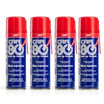 Kit 4 Descarbonizantes Car80 Limpa Bico Injetor Carburadores