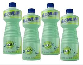 Kit 4 Desinfetantes Asseptegel Azulim Zerobac Lemon 1 Litro