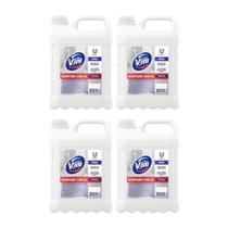 Kit 4 Desinfetantes Cloro Gel 5 Litros VIM
