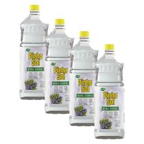 Kit 4 Desinfetantes Pinho Sol Naturals Lavanda e Melaleuca 1,75L