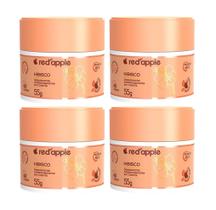 Kit 4 Desodorante Antitranspirante Creme Hibisco - Red Apple Kit 4 Desodorante Antitranspirante Creme Hibisco - Red Apple
