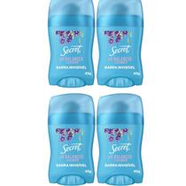 Kit 4 Desodorante Barra Secret 45G PH Balanceado Lavender Kit 4 Desodorante Barra Secret 45G PH Balanceado Lavender