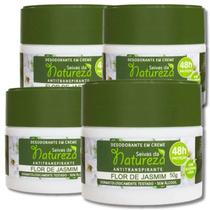 Kit 4 Desodorante Creme Flor De Jasmim 50g Kit 4 Desodorante Creme Flor De Jasmim 50g