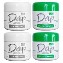 Kit 4 Desodorante S/Perfume/Suave/Masculino/Feminino DAP 55g