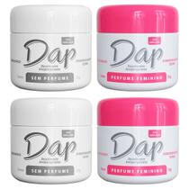 Kit 4 Desodorante S/Perfume/Suave/Masculino/Feminino DAP 55g