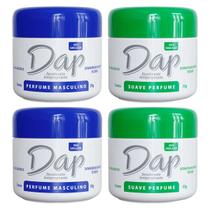 Kit 4 Desodorante S/Perfume/Suave/Masculino/Feminino DAP 55g