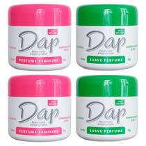 Kit 4 Desodorante S/Perfume/Suave/Masculino/Feminino DAP 55g